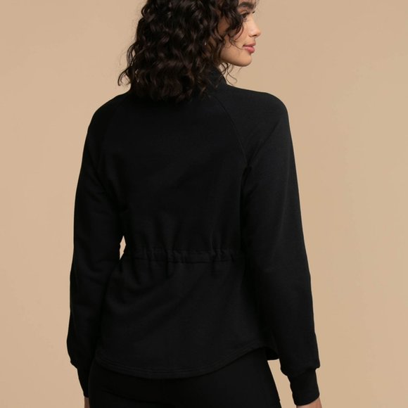 French Terry Zip Front Jacket - Picture 2 of 4